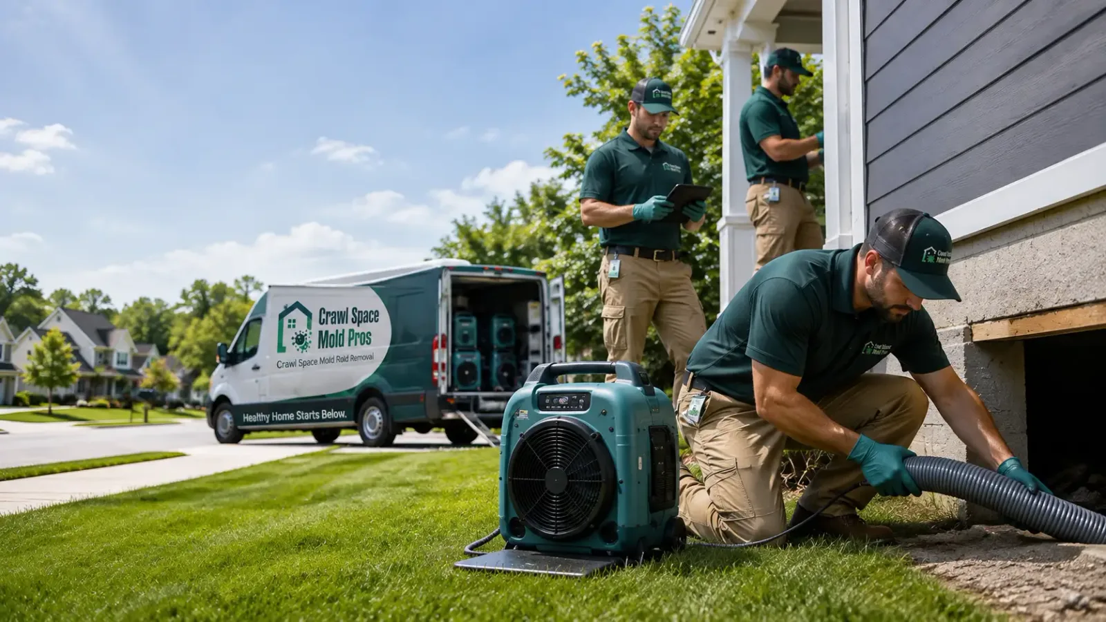 Crawl Space Mold Removal in Brant, MI